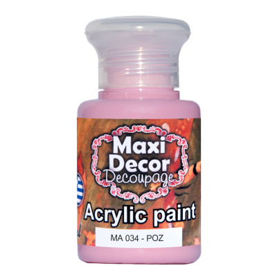 Ακρυλικό Χρώμα 60ml Maxi Decor Ροζ MA034_MA034060